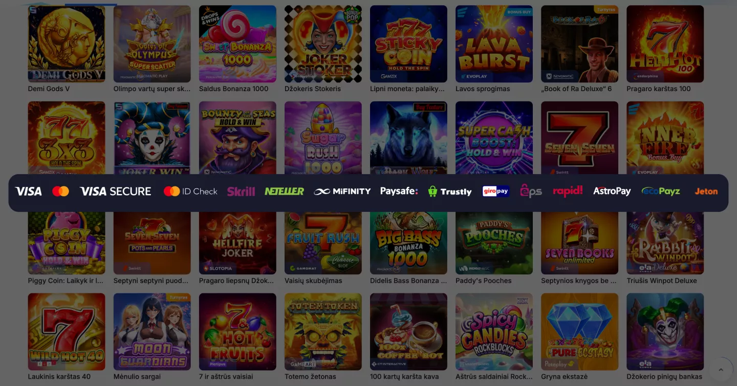 Populiariausi ICE Casino lošimo automatai